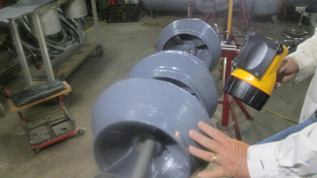 Impellers, Erosion and PES 107 XL for Reinforcement