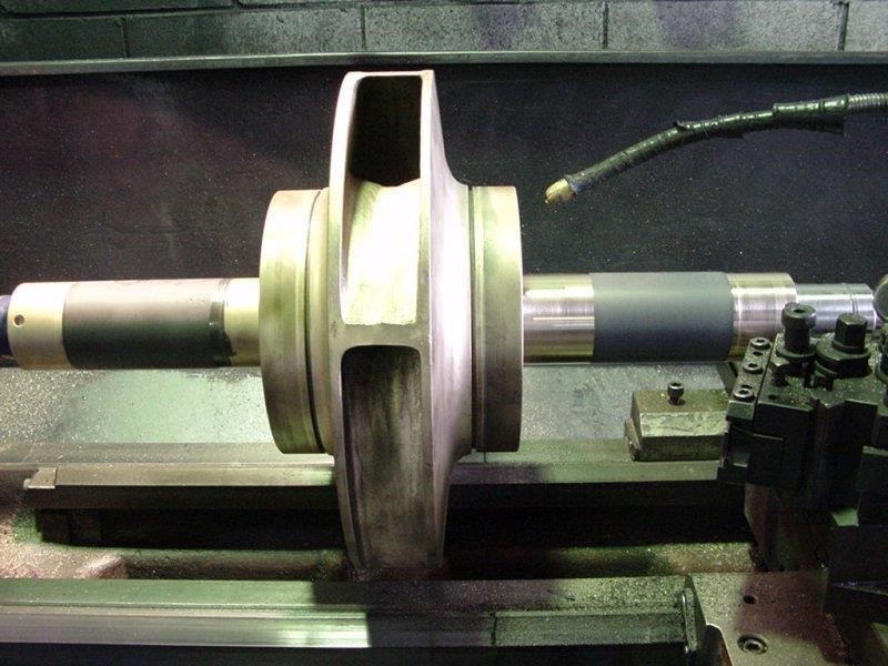 Shaft repairs - machined